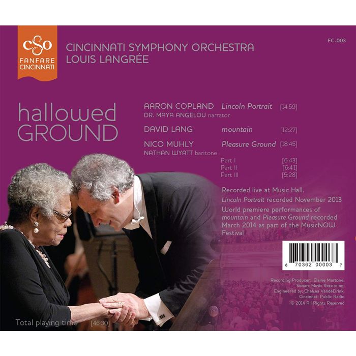 Hallowed Ground – Copland, Lang ,Muhly - slide-1