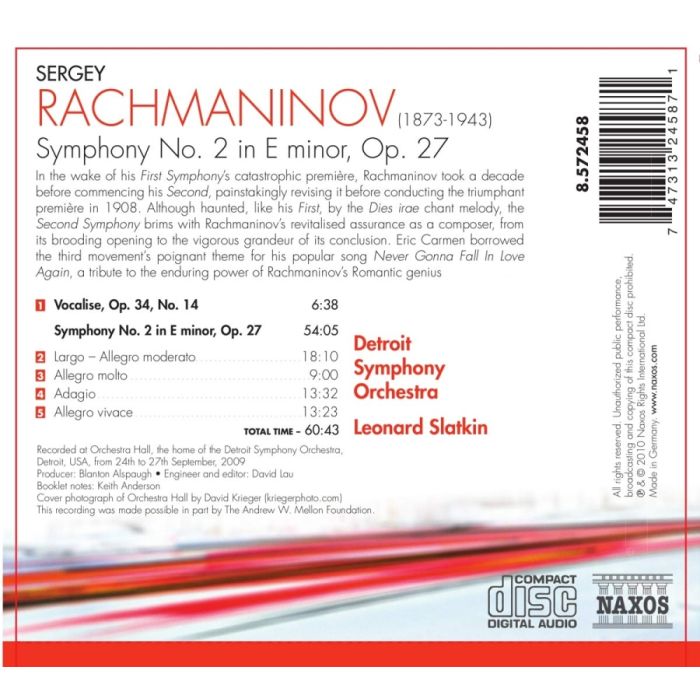 RACHMANINOV: Symphony No. 2 - slide-1