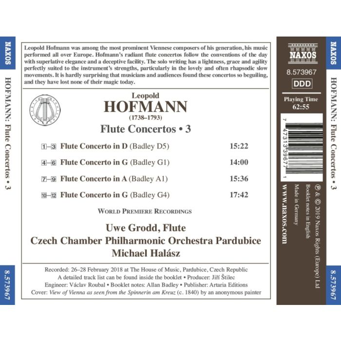 Hofmann: Flute Concertos Vol. 3 - slide-1