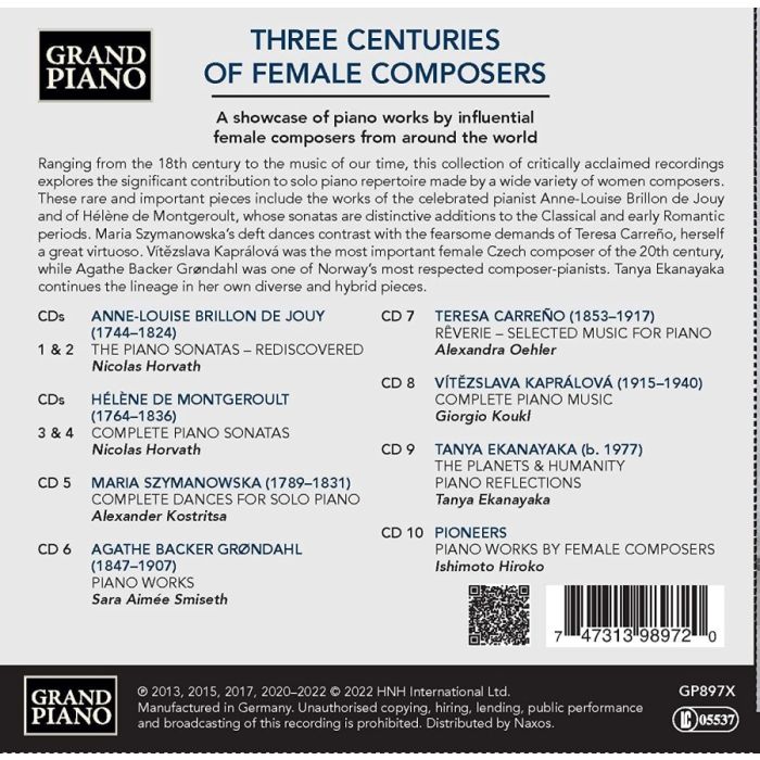 Three Centuries of Female Composers - slide-1