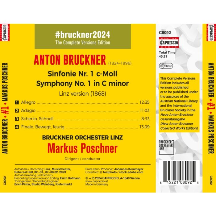 Bruckner: Symphony No. 1 - slide-1