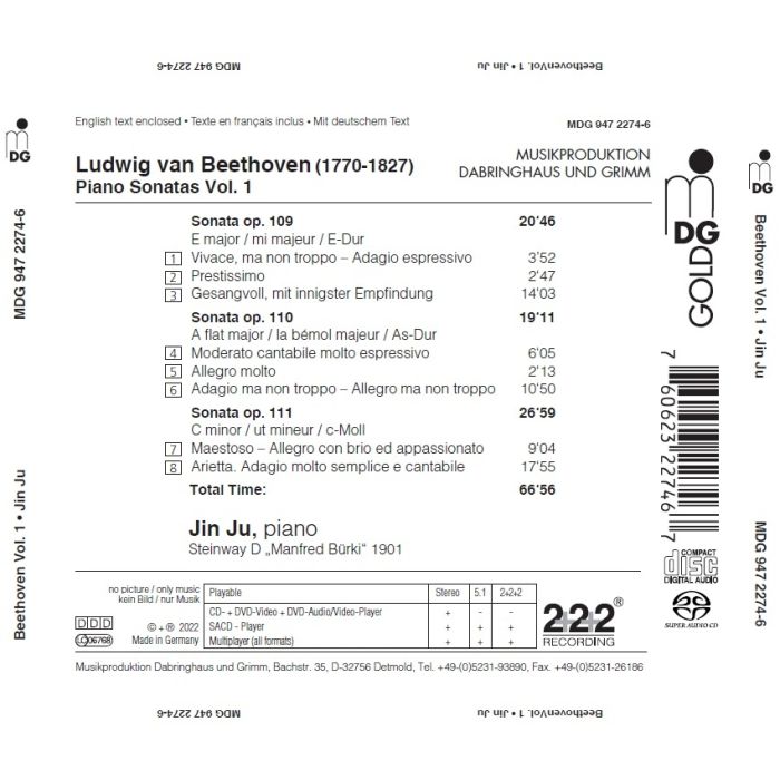 Beethoven: Piano Sonatas Vol. 1 - op. 109 - 111 - slide-1