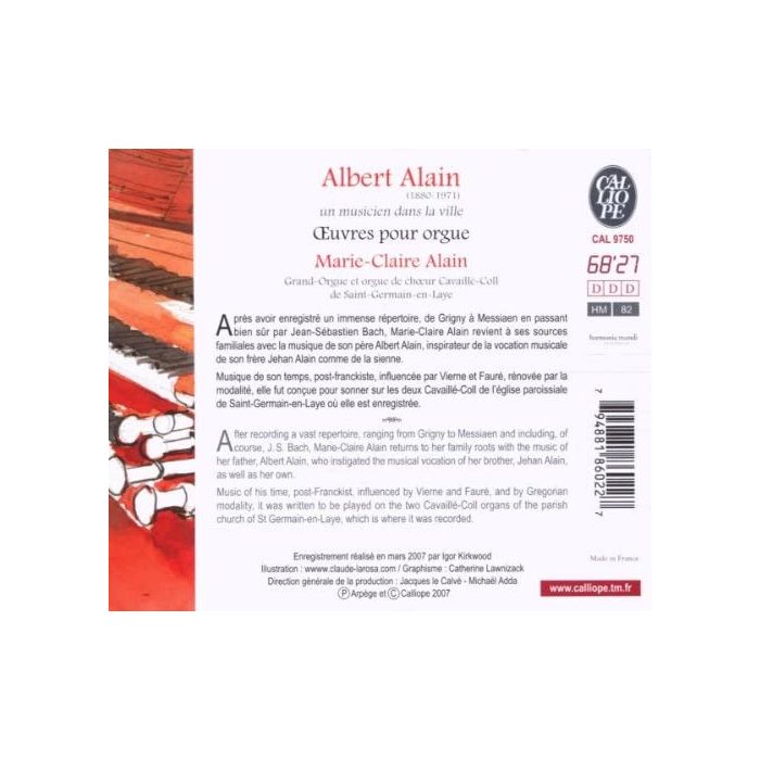 Alain: Organ works - slide-1
