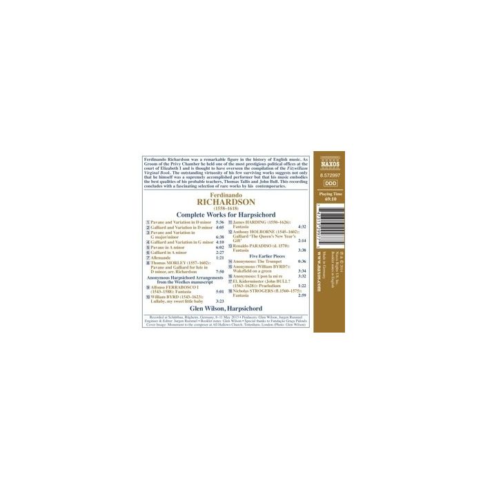 Richardson: Complete Works for Harpsichord - slide-1