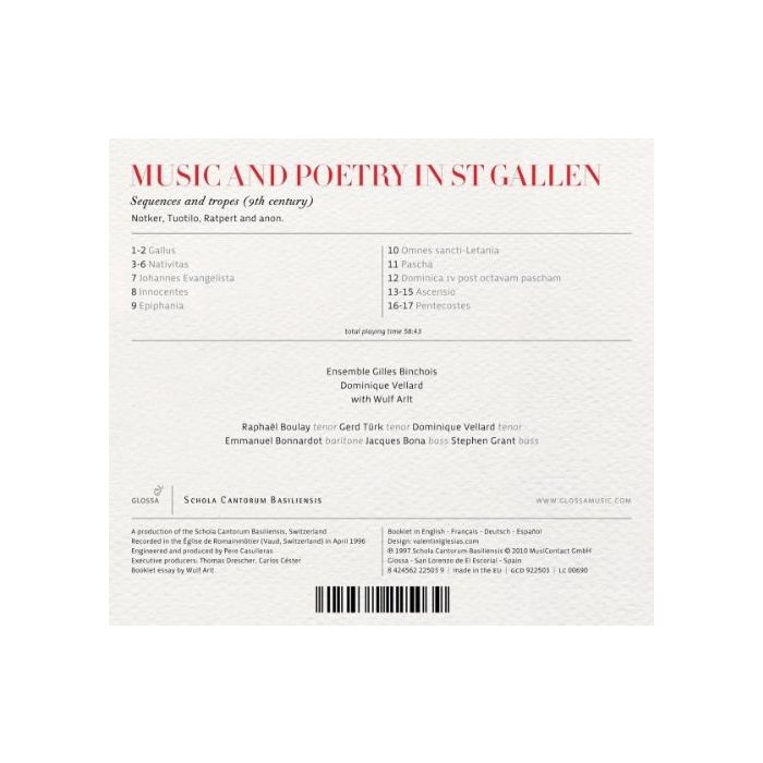 Music and Poetry in Saint Gall, Sequences and tropes (9th century) - slide-1