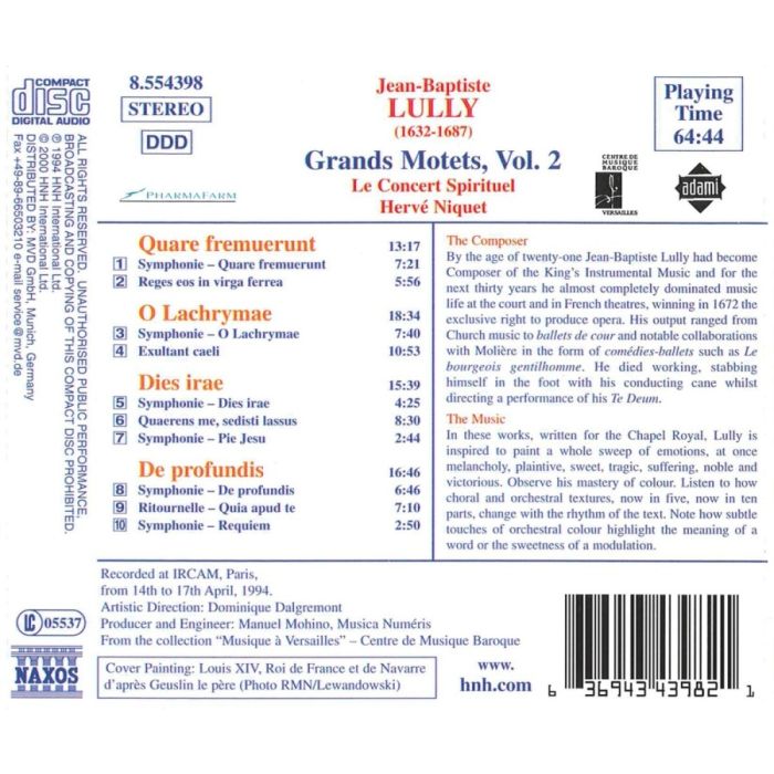LULLY: Grands Motets Vol. 2 - slide-1