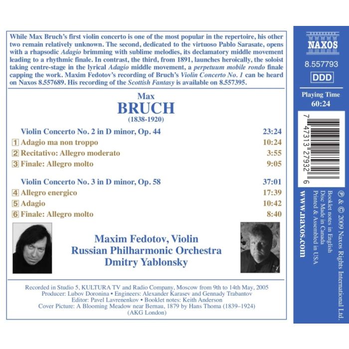 Bruch: Violin Concertos Nos. 2 & 3 - slide-1
