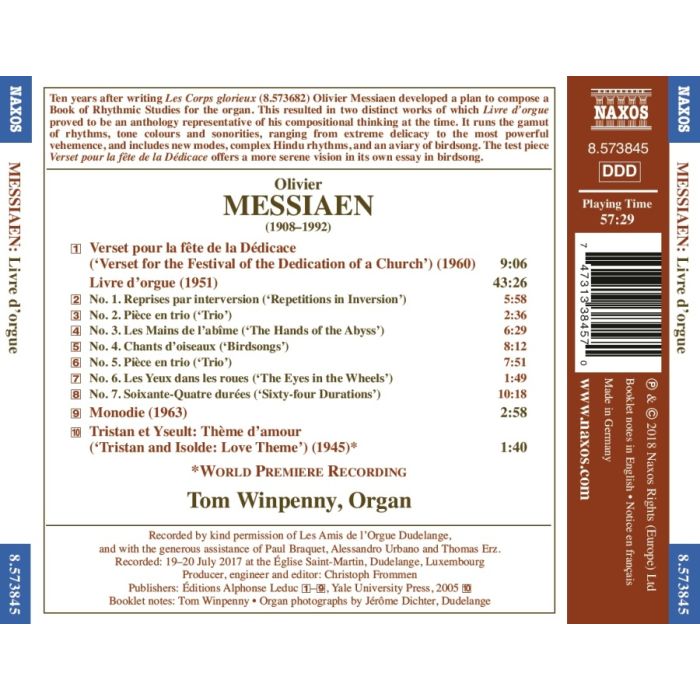 Messiaen: Livre d'Orgue - slide-1