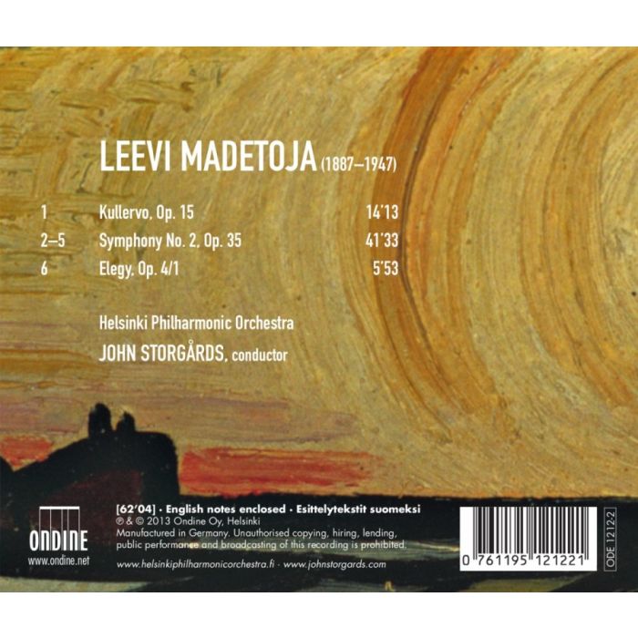 Madetoja: Symphony No. 2, Kullervo, Elegy - slide-1