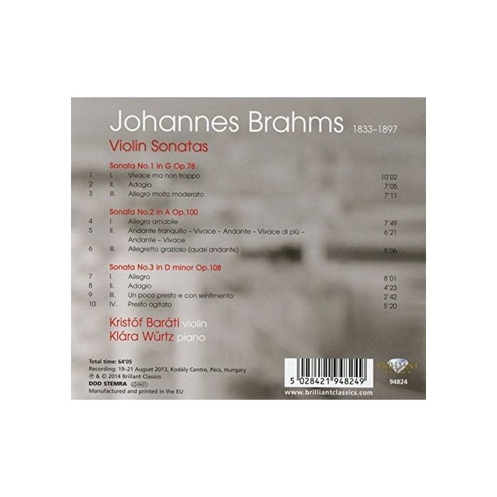 Brahms: Violin Sonatas - slide-1