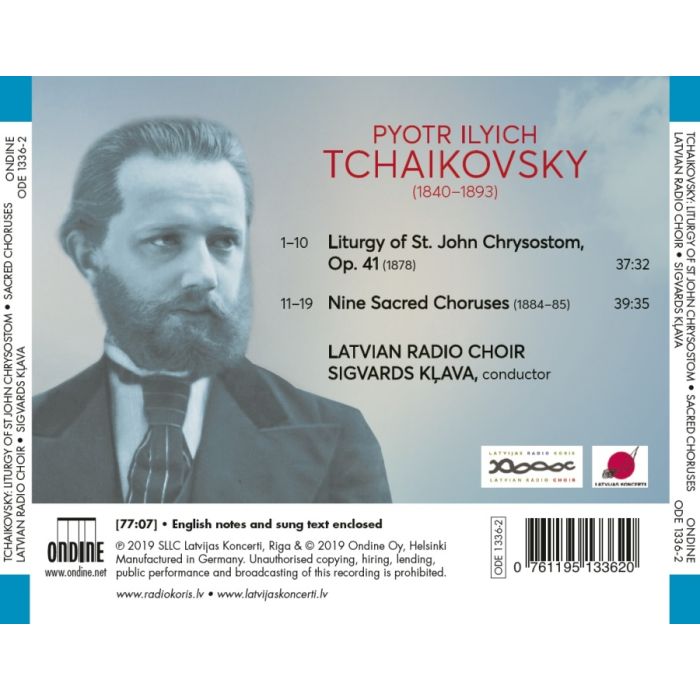Tchaikovsky: Liturgy of St. John Chrysostom; Nine Sacred Choruses - slide-1