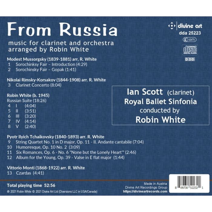 From Russia - Music for clarinet and orchestra - slide-1