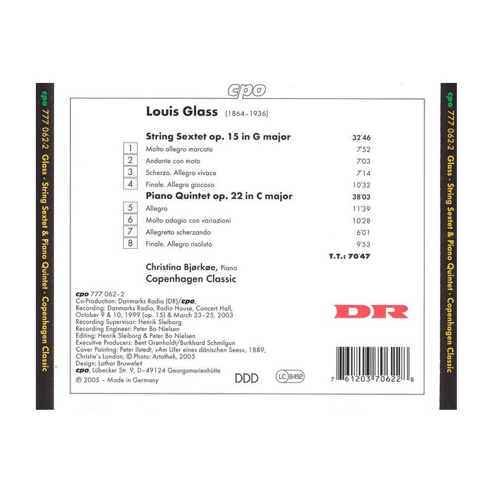 GLASS: String sextet, piano quintet - slide-1
