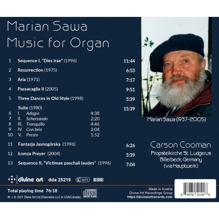 Sawa: Music for Organ - slide-1