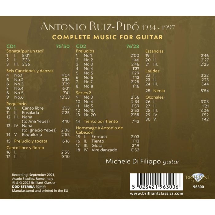 Ruiz-Pipó: Complete Music for Guitar - slide-1