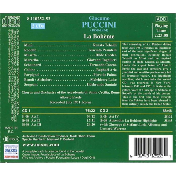 Puccini: La Boheme (1951) - slide-1