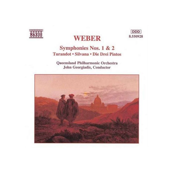 WEBER: Symphonies Nos. 1 and 2, Turandot; Silvana; Die Drei Pintos