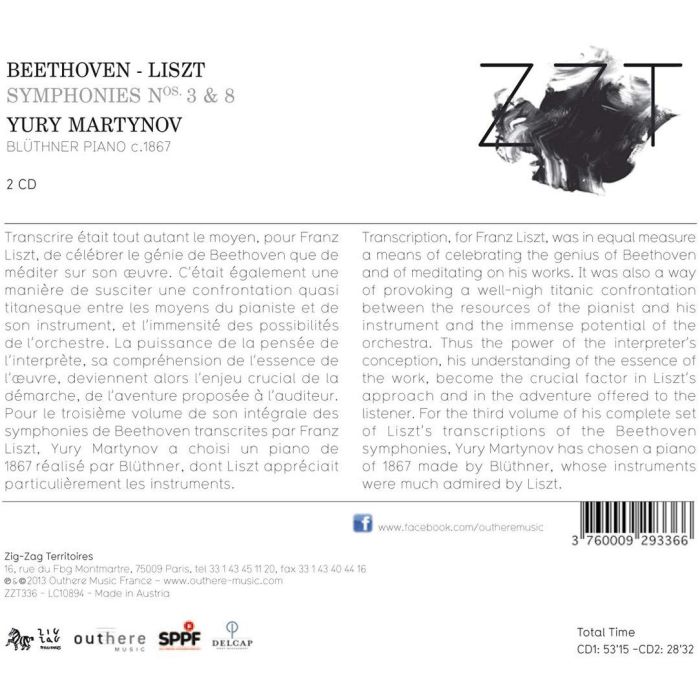 Beethoven - Franz Liszt: Symphonies Nos. 8 & 3 - slide-1