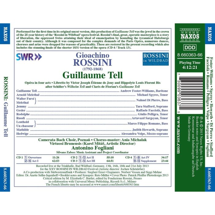 Rossini: Guillaume Tell pierwsze nagranie kompletnej opery - slide-1
