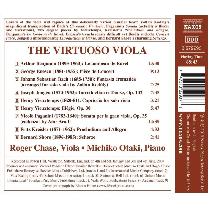 Roger Chase - The Virtuoso Viola - slide-1