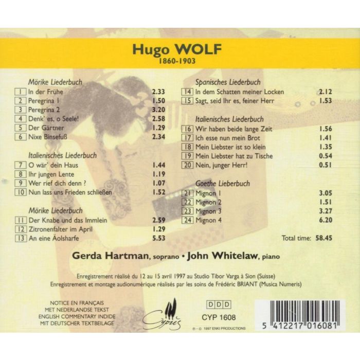 Wolf: Lieder - slide-1