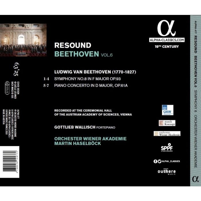 Resound Beethoven Vol. 6 - Symphony No. 8; Piano Concerto op. 61a - slide-1