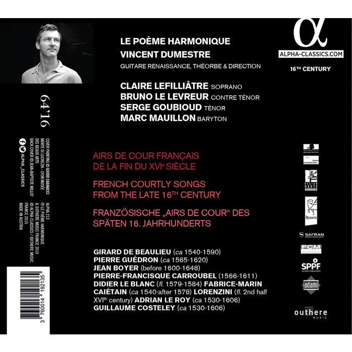 Coeur - Airs de cour français de la fin du XVIe siècle - slide-1