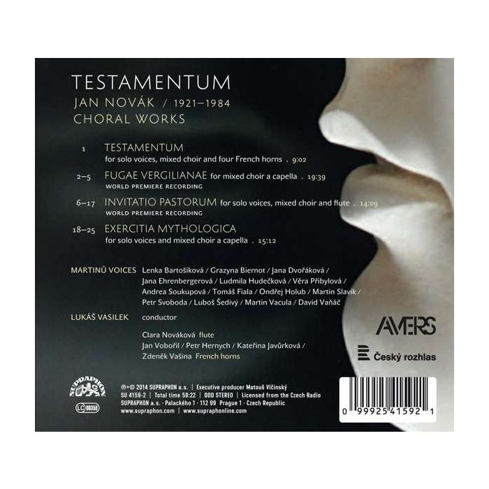 Testamentum - Novák, Jan: Choral Works - slide-1