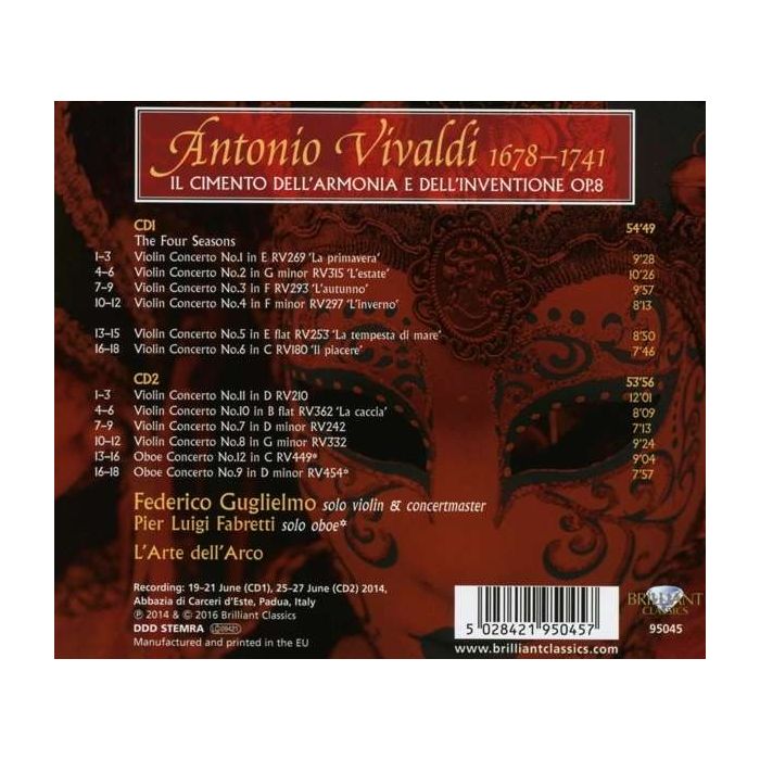 Vivaldi: Il cimento dell’armonia e dell’inventione Op. 8 - slide-1