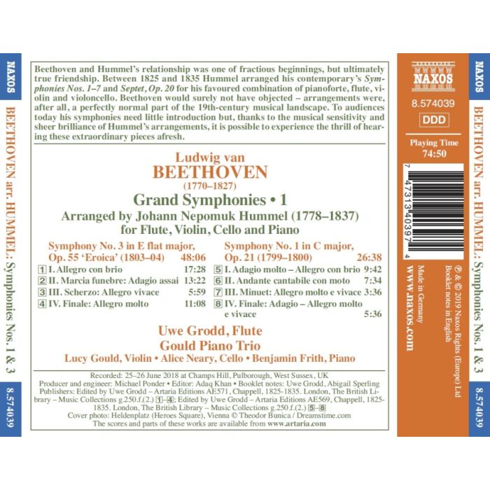 Beethoven: Grand Symphonies Vol. 1 - Nos. 1 and 3 - slide-1