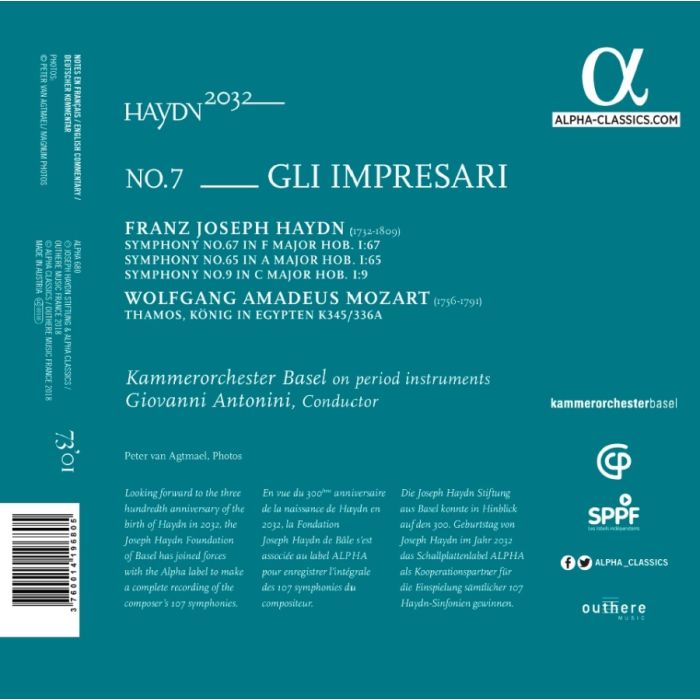 Haydn 2032 Vol. 7: Gli Impresari - slide-1
