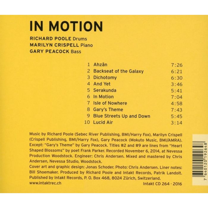 Peacock/Crispell/Poole: In Motion - slide-1