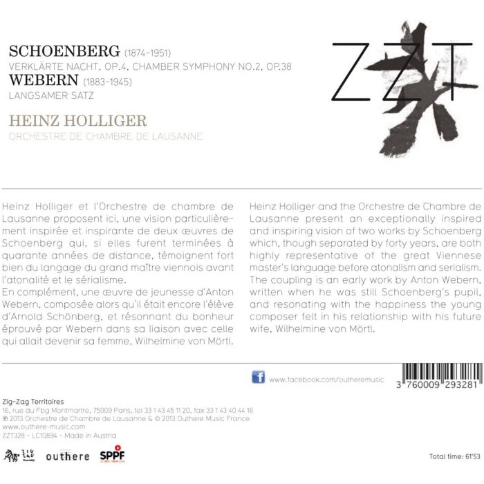 Schoenberg: Verklärte Nacht, Chamber Symphony No. 2 - slide-1