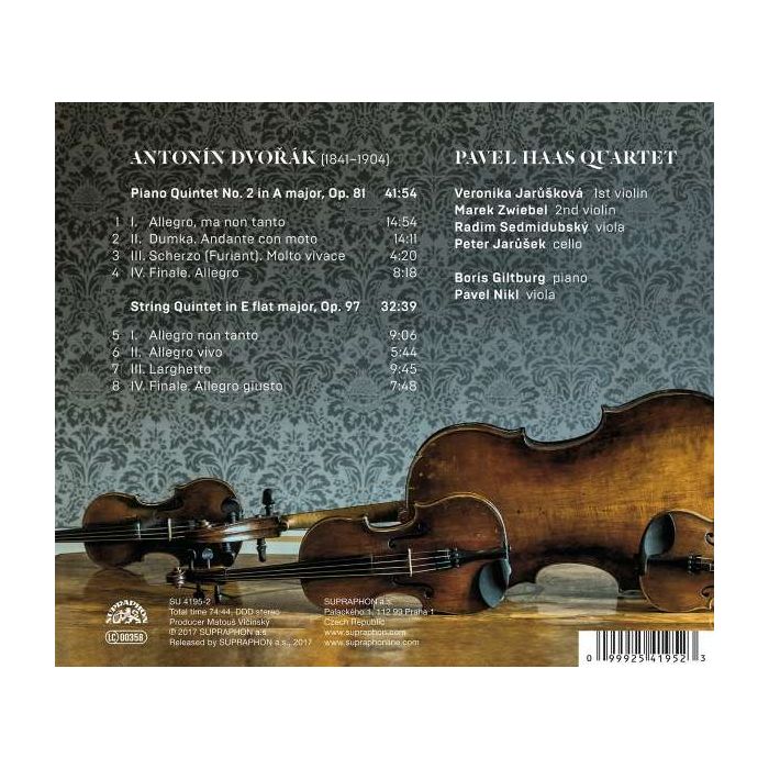 Dvorak: Quintets Op. 81 & 97 - slide-1
