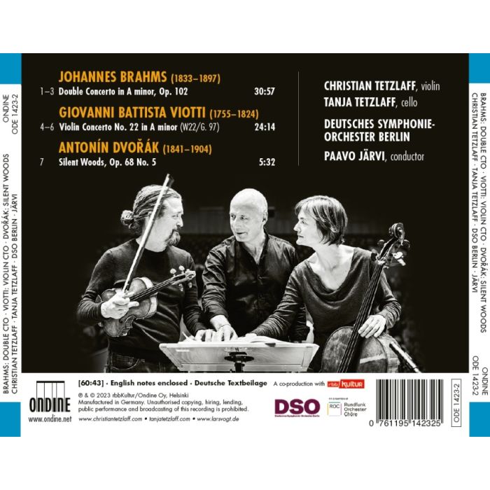 Brahms: Double Concerto; Viotti: Violin Concerto - slide-1