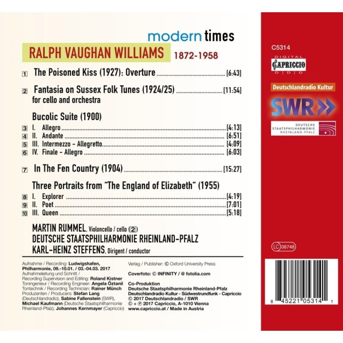  Vaughan Williams: Fantasia on Sussex Folk Tunes and other works - slide-1