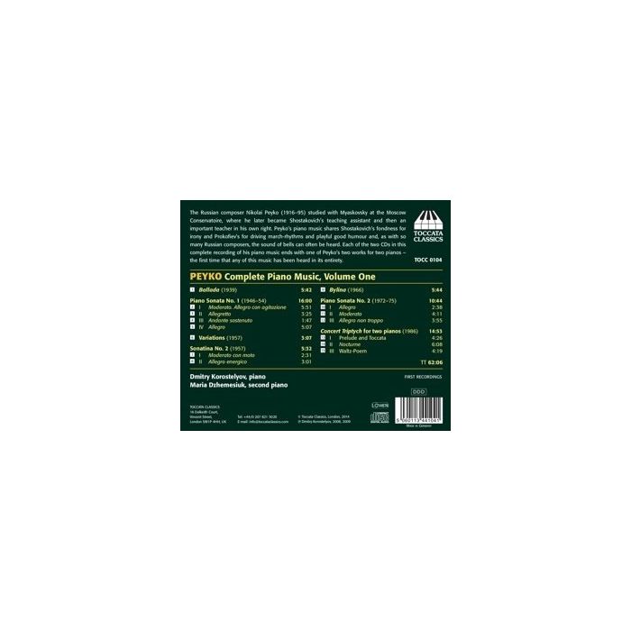 Peyko: Complete Piano Music Vol. 1 - slide-1