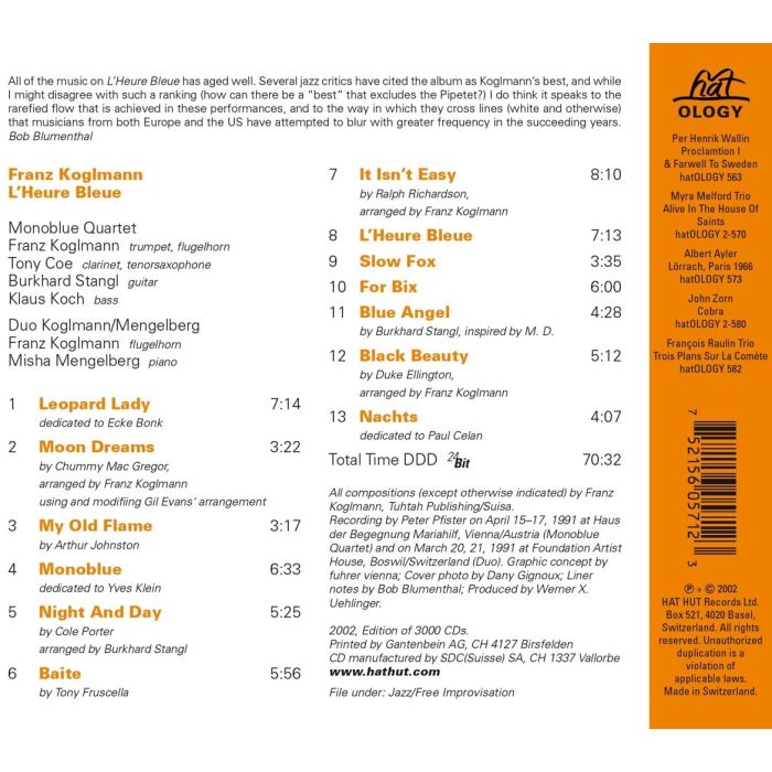 Koglmann;L'heure Bleue - slide-1