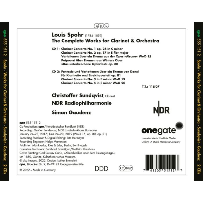 Spohr: The Complete Works for Clarinet & Orchestra - slide-1