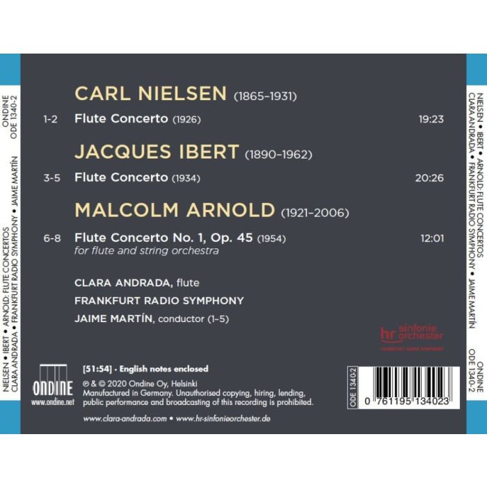 Nielsen/Ibert/Arnold: Flute Concertos - slide-1
