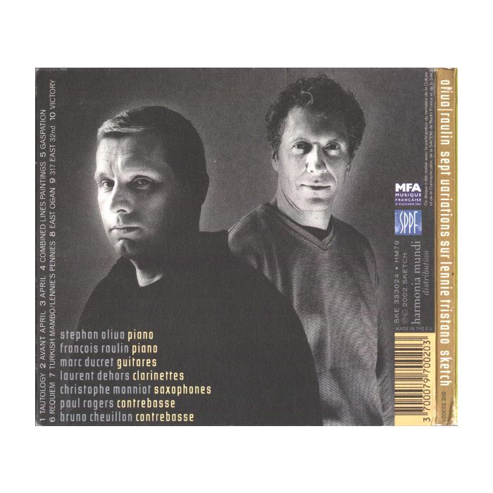 Oliva/Raulin: Sept Variations Sur Lennie Tristano - slide-1