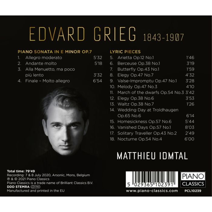 Grieg: Piano Sonata; 14 Lyric Pieces - slide-1
