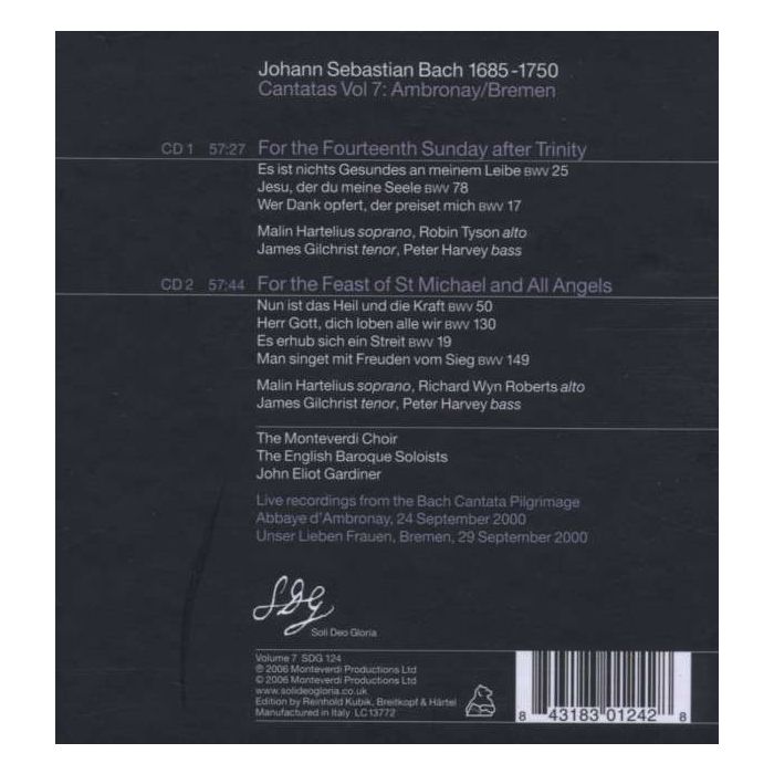 BACH J.S. - Cantatas Vol. 7 - slide-1
