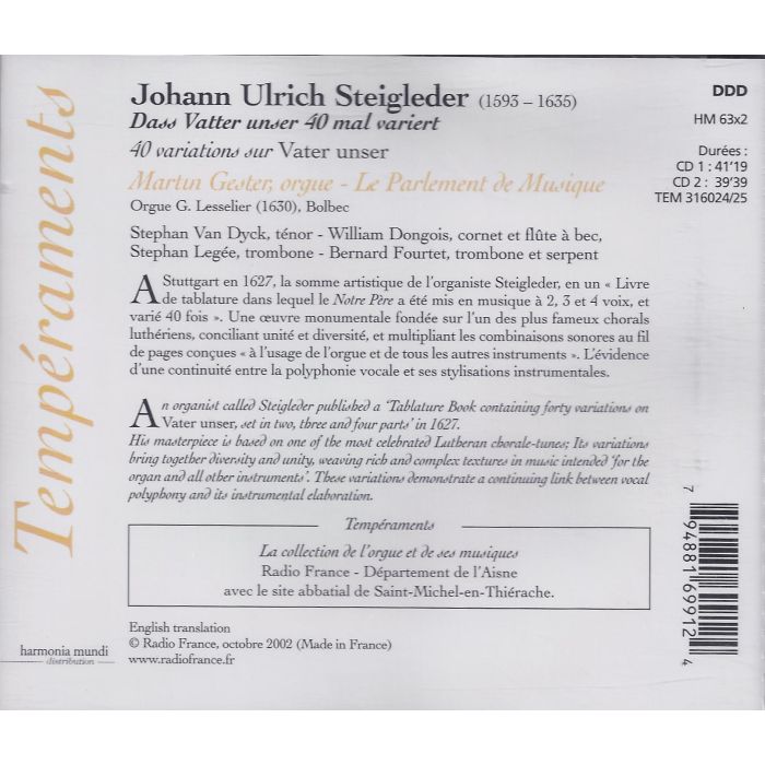 Steigleder: 40 Variationen über 