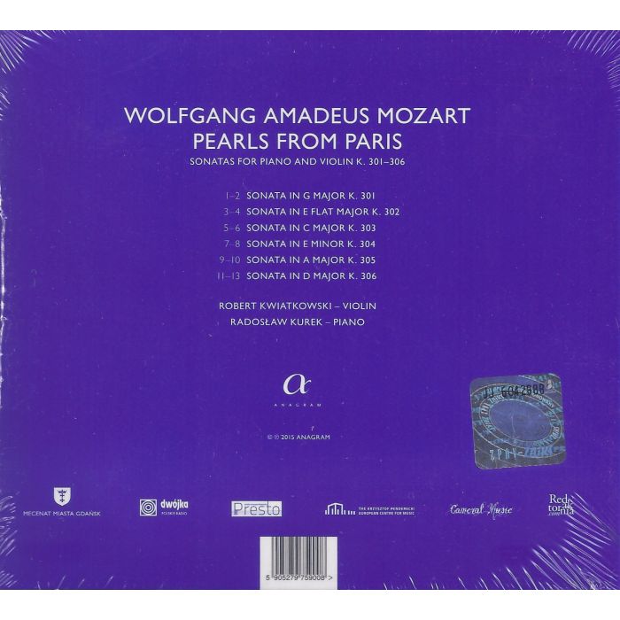 Mozart: Pearls from Paris, Sonatas for piano and violin K. 301 - 306 - slide-1