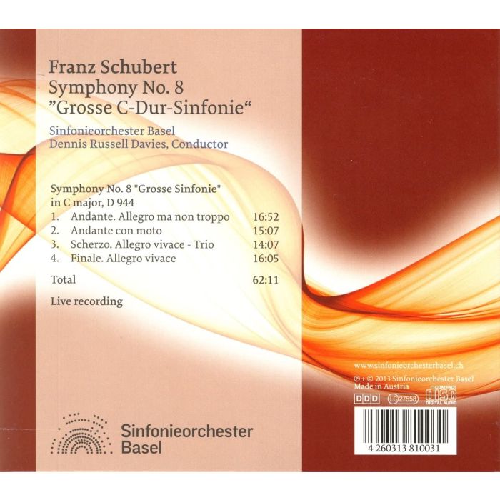 Schubert: Symphony No. 8 