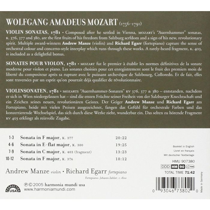 Mozart: Violin Sonatas - slide-1
