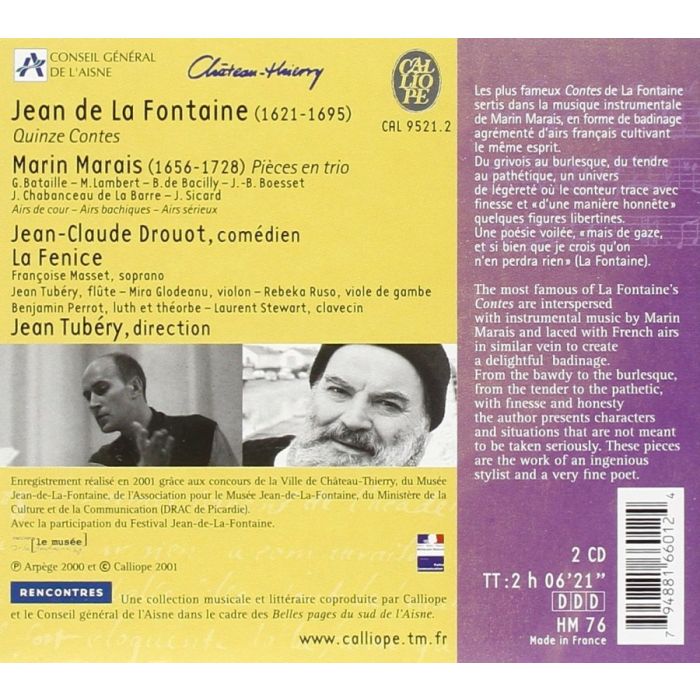 Marais: Pieces en trio; La Fontaine: Contes - slide-1