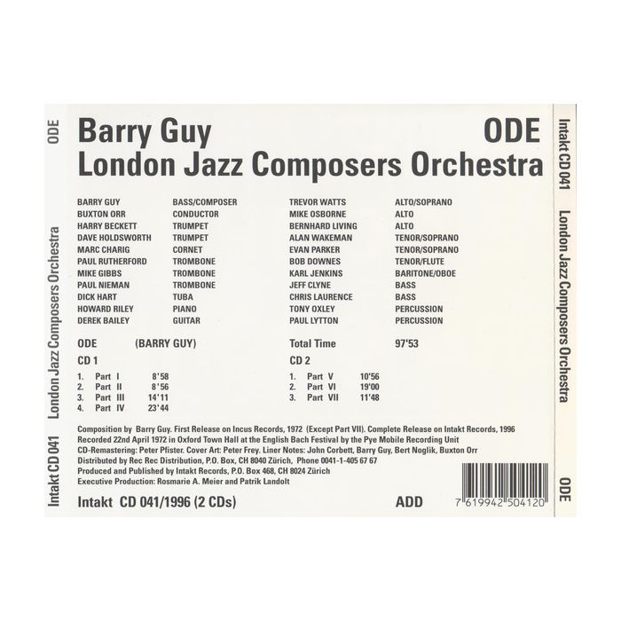 Barry Guy/LJCO: Ode - slide-1