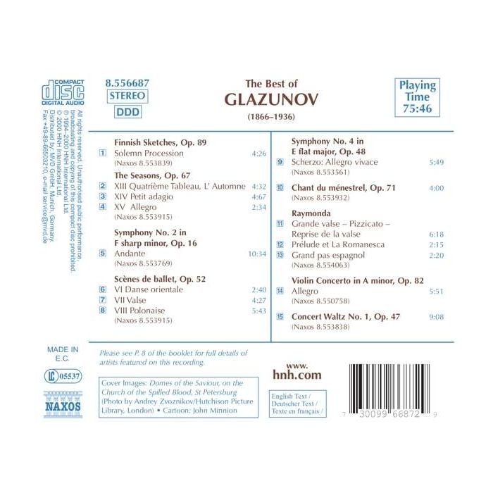 THE BEST OF GLAZUNOV - slide-1